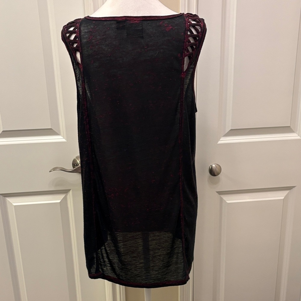 Harley-Davidson Woman's Black Tank Top XL Red Highlights - Picture 5 of 14